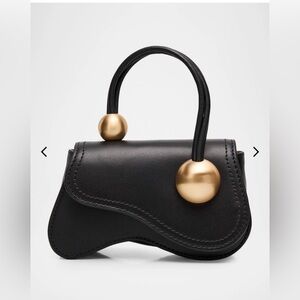 Cult Gaia Kazia Nano Leather Top Handle Bag New!